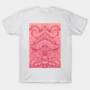 blush pink mandala pattern T-Shirt